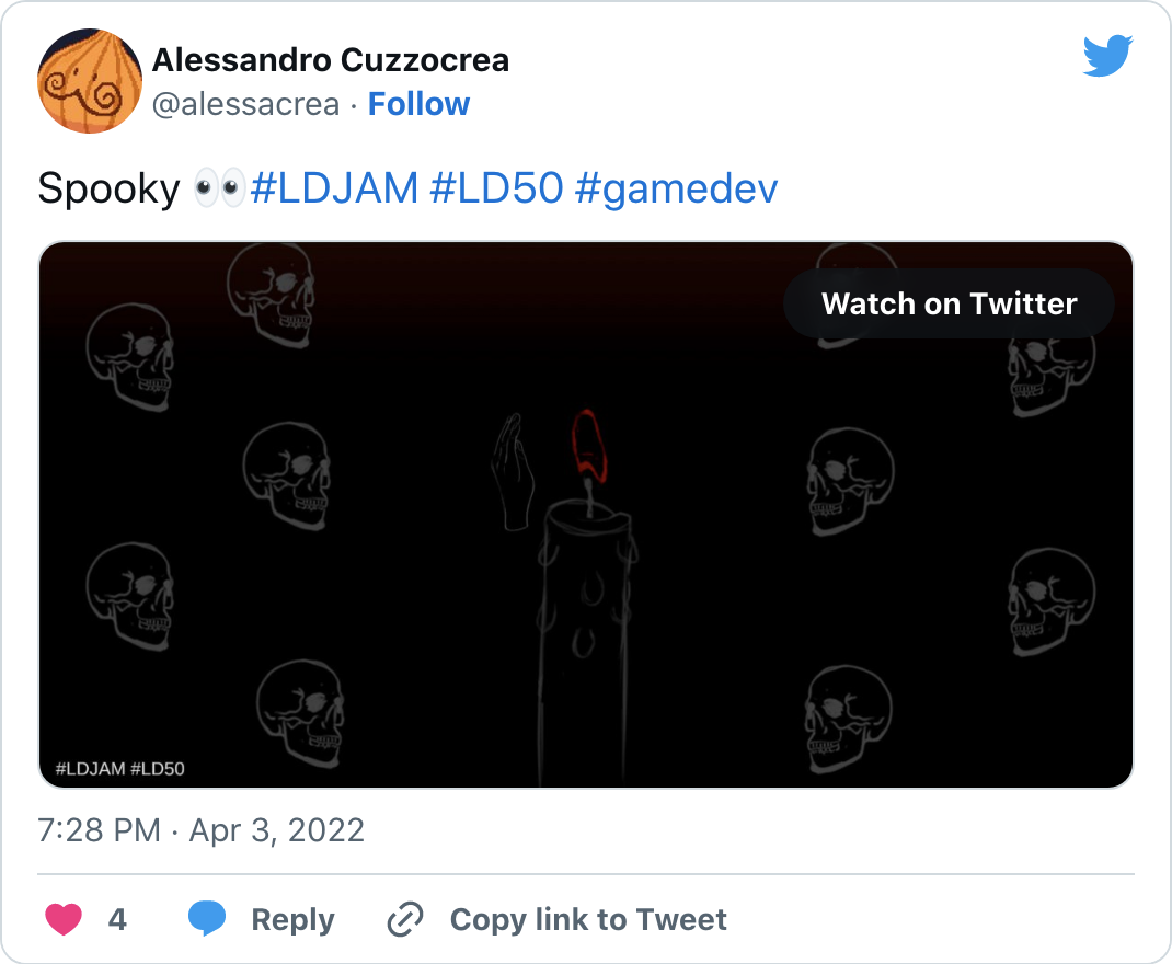 Spooky 👀#LDJAM #LD50 #gamedev